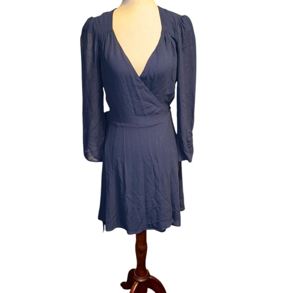 Reformation Murrieta Dress Navy Blue - Picture 4 of 7